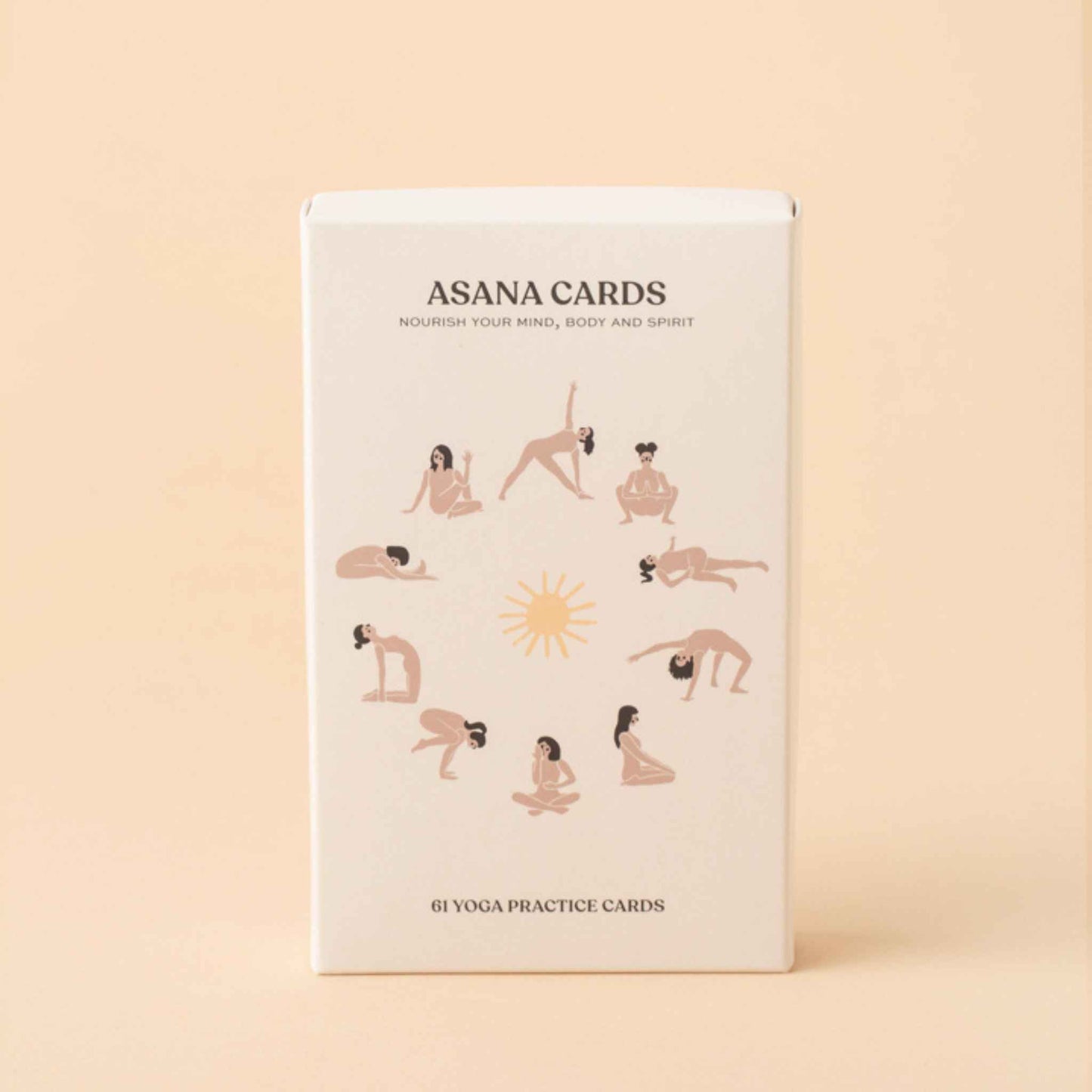 Asana Yoga Sun Edition Practice Cards in a beautiful box