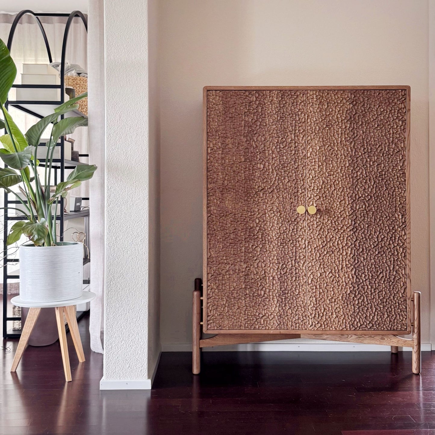 ÉTAUDORÉ Areuse highboard at the ÉTAUDORÉ showroom in Thalwil