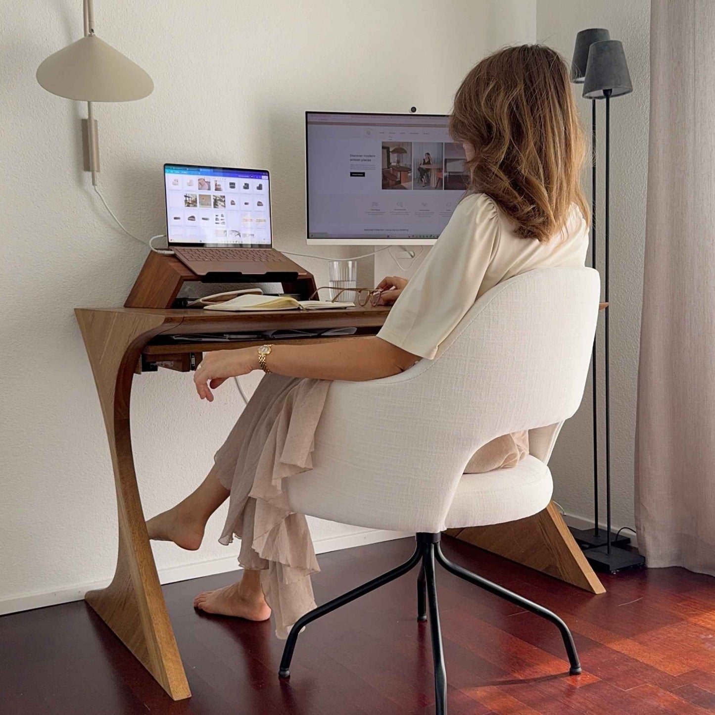ÉTAUDORÉ Cervin Desk at the ÉTAUDORÉ showroom