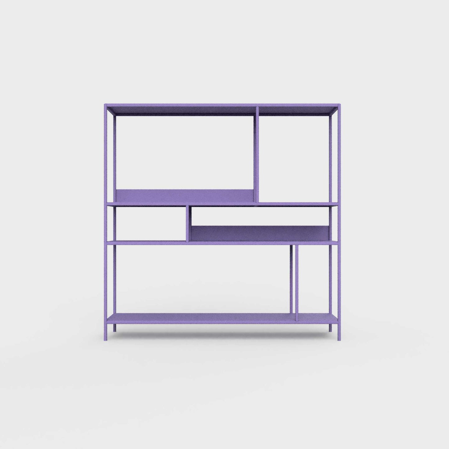 Iris violet ÉTAUDORÉ DESIVA shelving unit made from highest quality powder coated steel