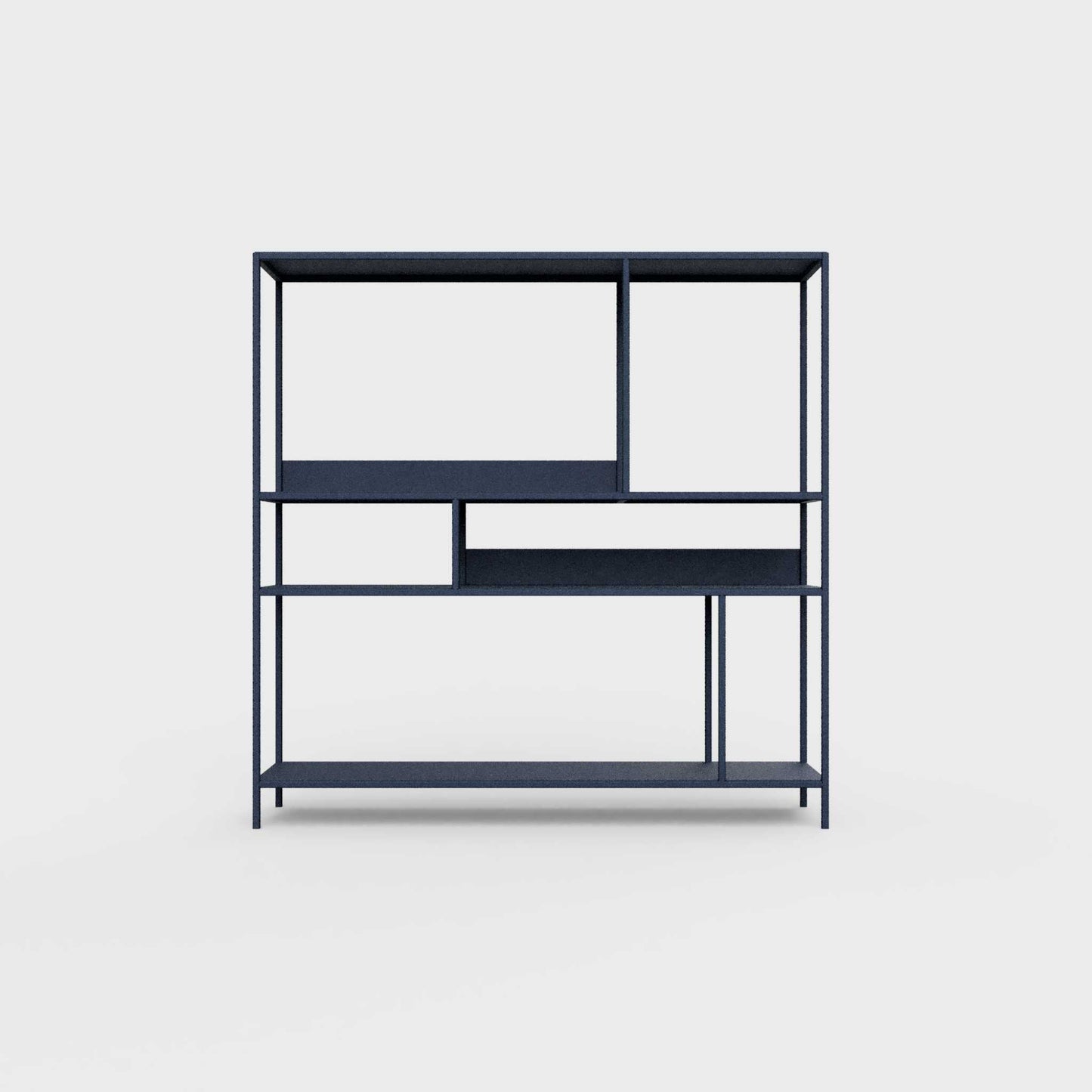 Prussian blue ÉTAUDORÉ DESIVA shelving unit made from highest quality powder coated steel