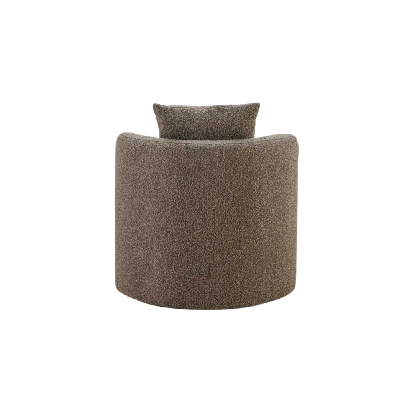 ÉTAUDORÉ Île Armchair with a swivel base – back view