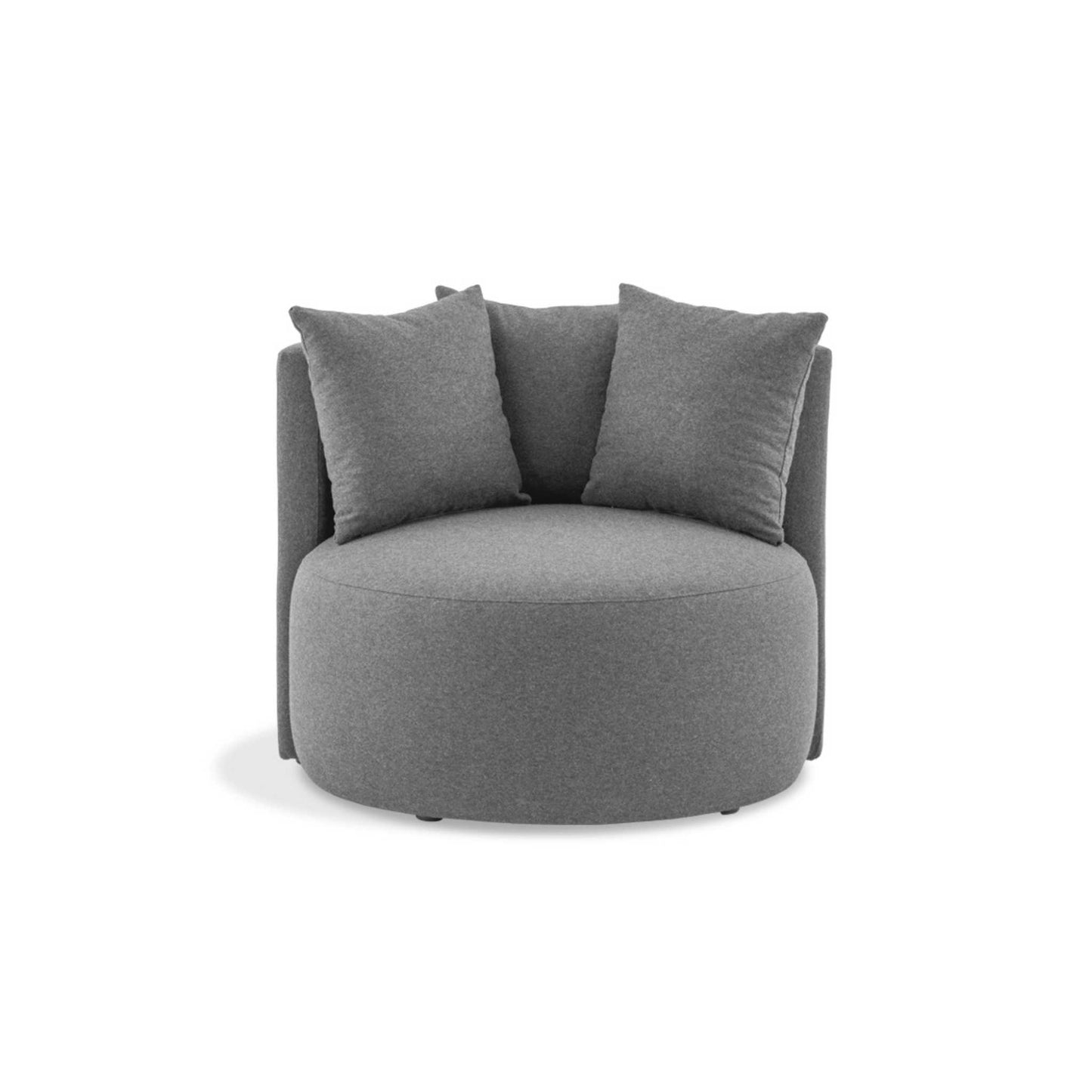 ÉTAUDORÉ Isola Armchair with static base – front view