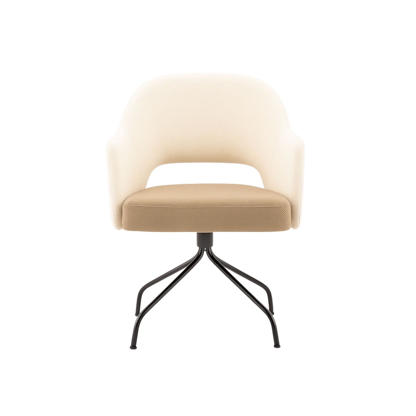 ÉTAUDORÉ Meryl Office chair without wheels in bicolor