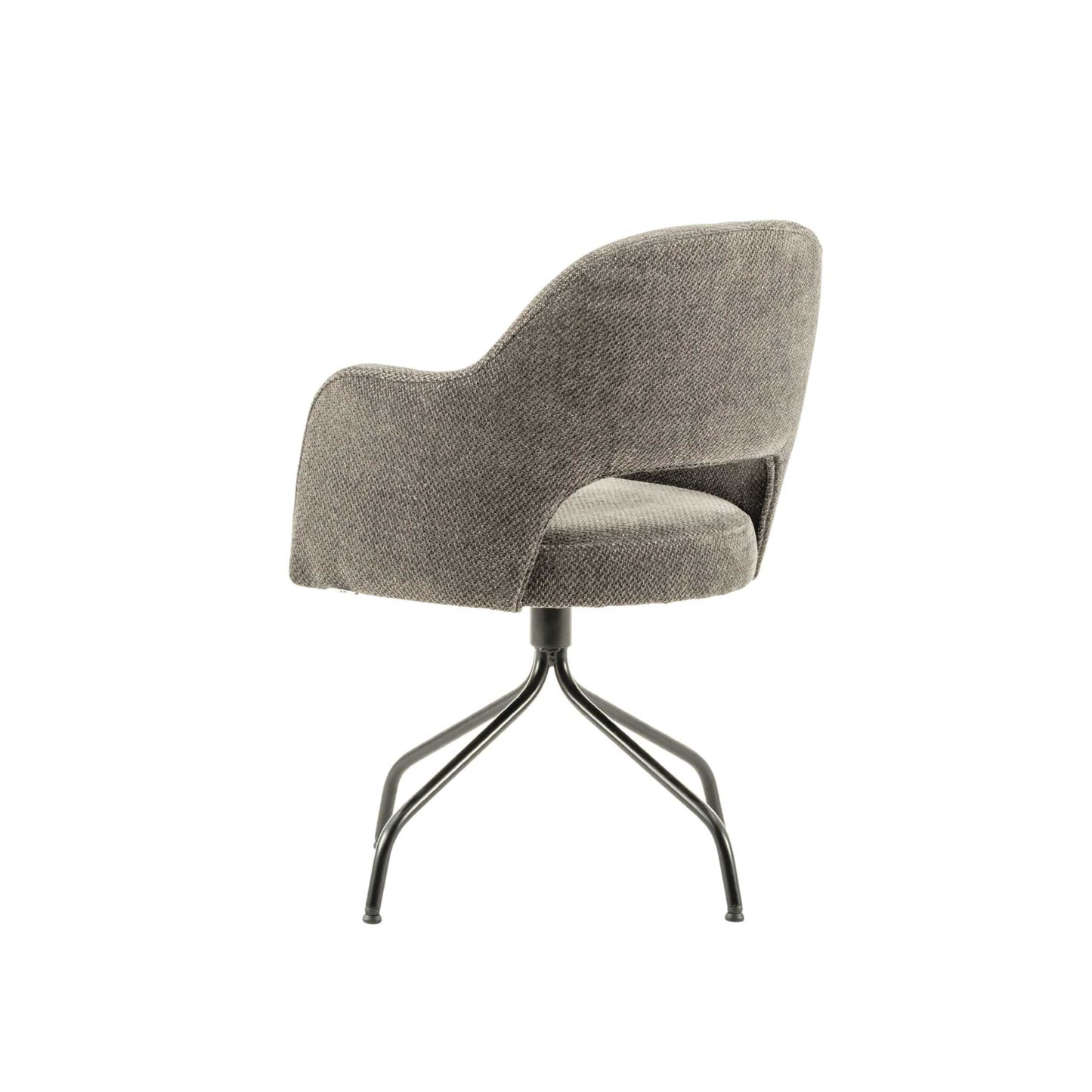 ÉTAUDORÉ Meryl Office chair without wheels in any fabric of your choosing