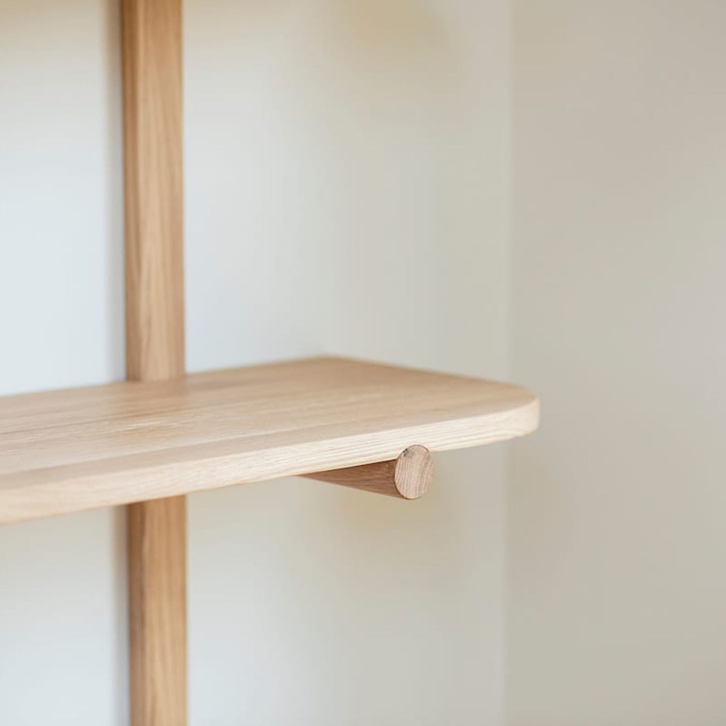 ETAUDORE Piz Palu solid oak wood bookshelf