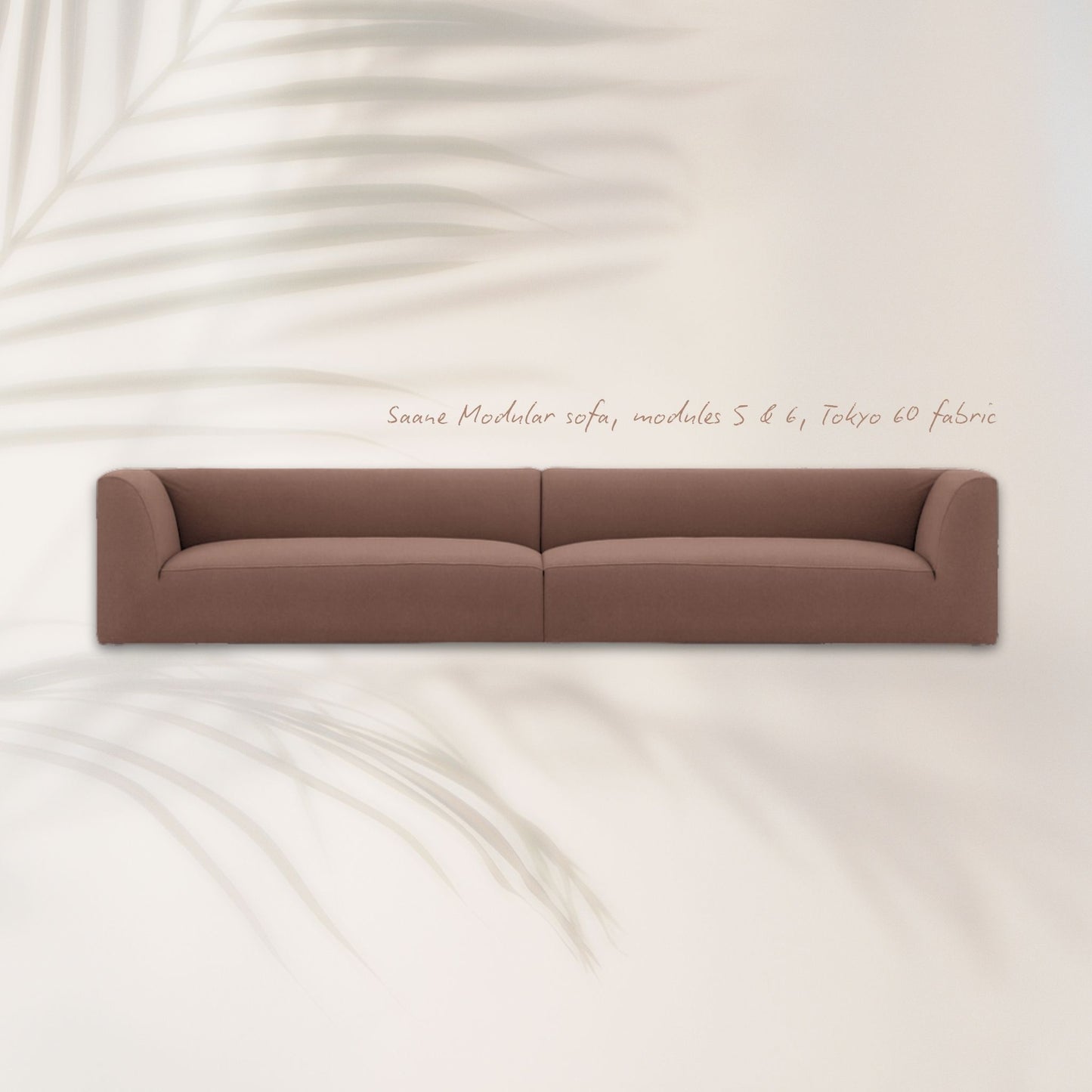 ÉTAUDORÉ Saane modular sofa - modules 5 & 6 - Tokyo 60 fabric