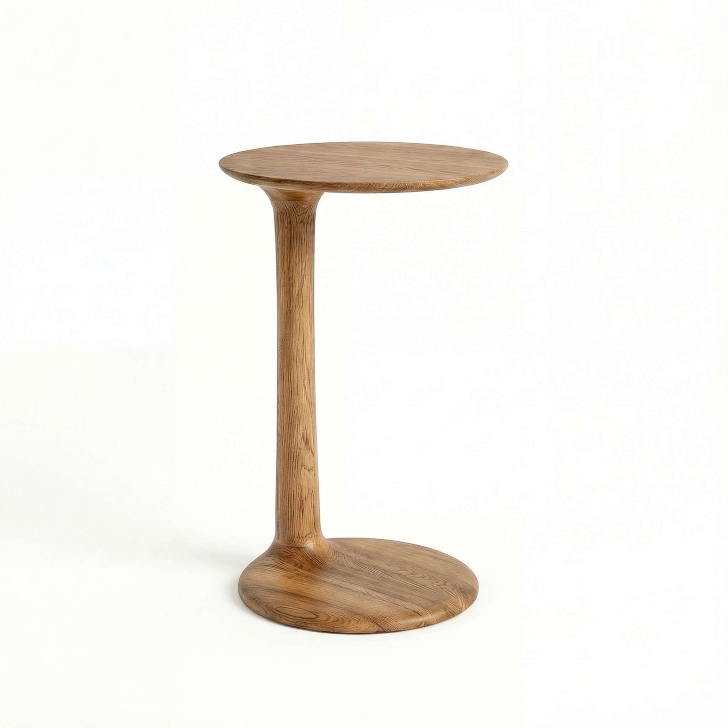 ETAUDORE Albula Side Table in Solid Oak Wood in Medium Finish
