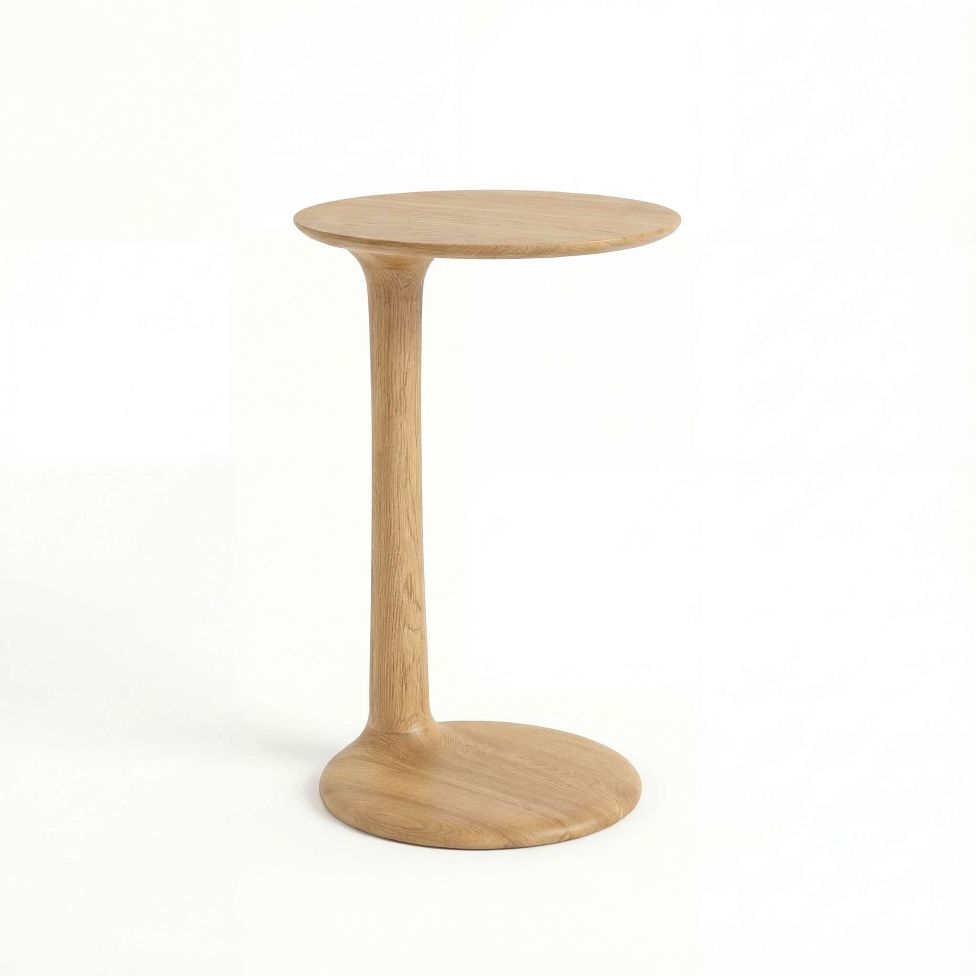 ETAUDORE Albula Side Table in Solid Oak Wood in Natural Finish