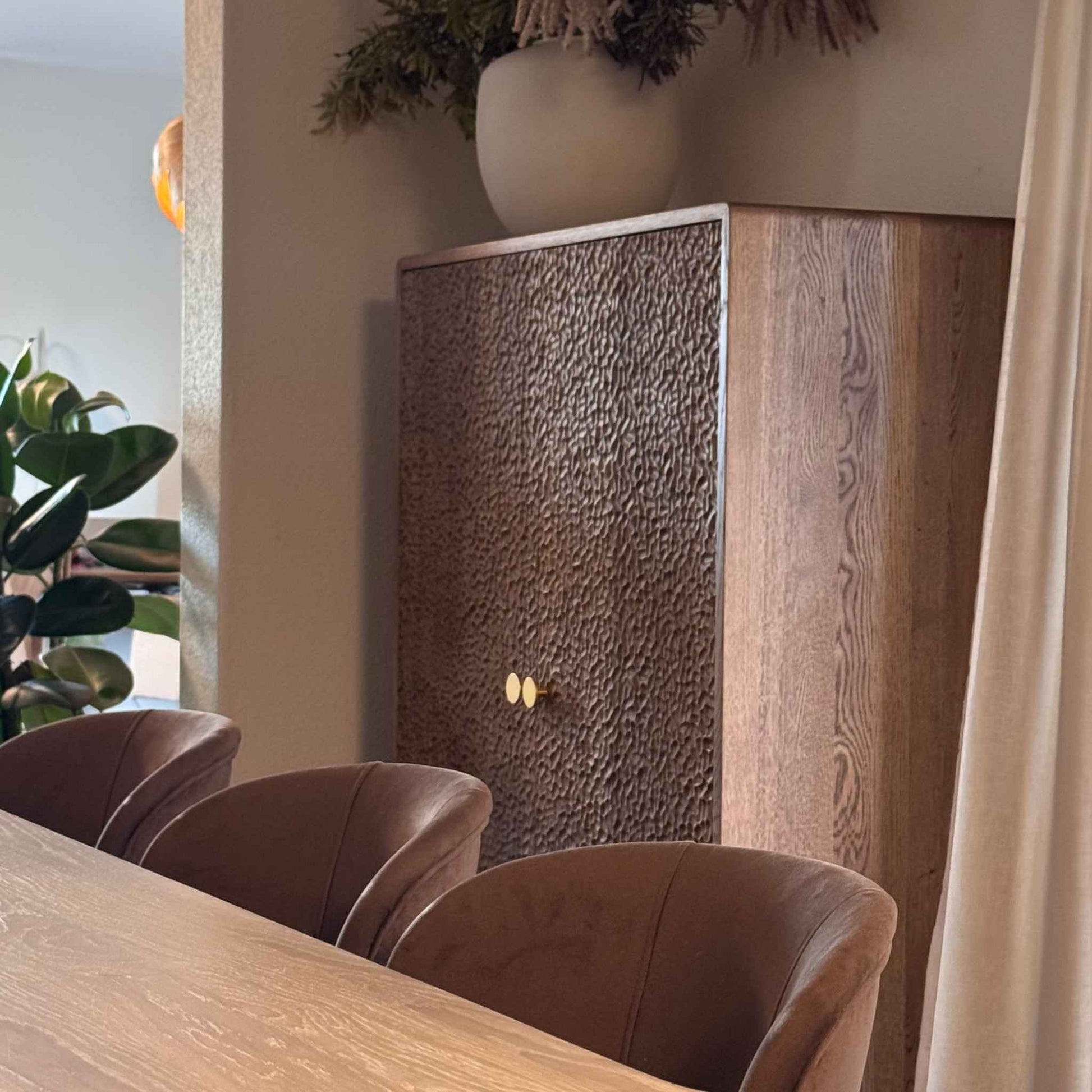 ÉTAUDORÉ Areuse highboard at the ÉTAUDORÉ showroom in Thalwil