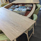 ÉTAUDORÉ Beauclair board & card game table in solid oak wood - removable tabletop