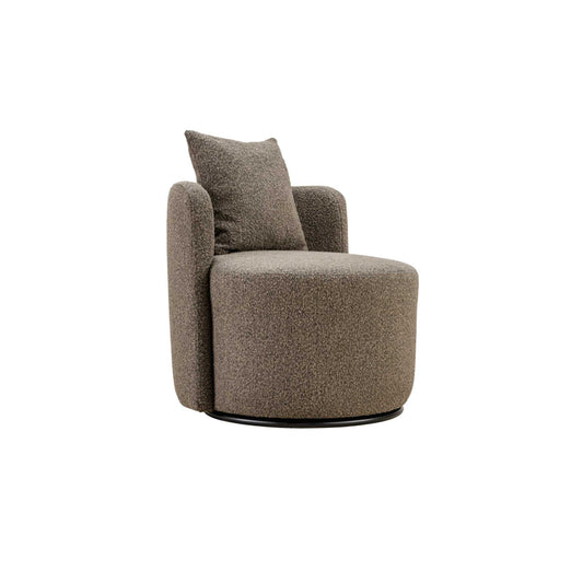 ÉTAUDORÉ Île Armchair with a swivel base – angle view