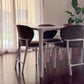 ÉTAUDORÉ Uetliberg chairs and L'Argentine table in whitewashed finish of solid oak wood at the ÉTAUDORÉ Showroom