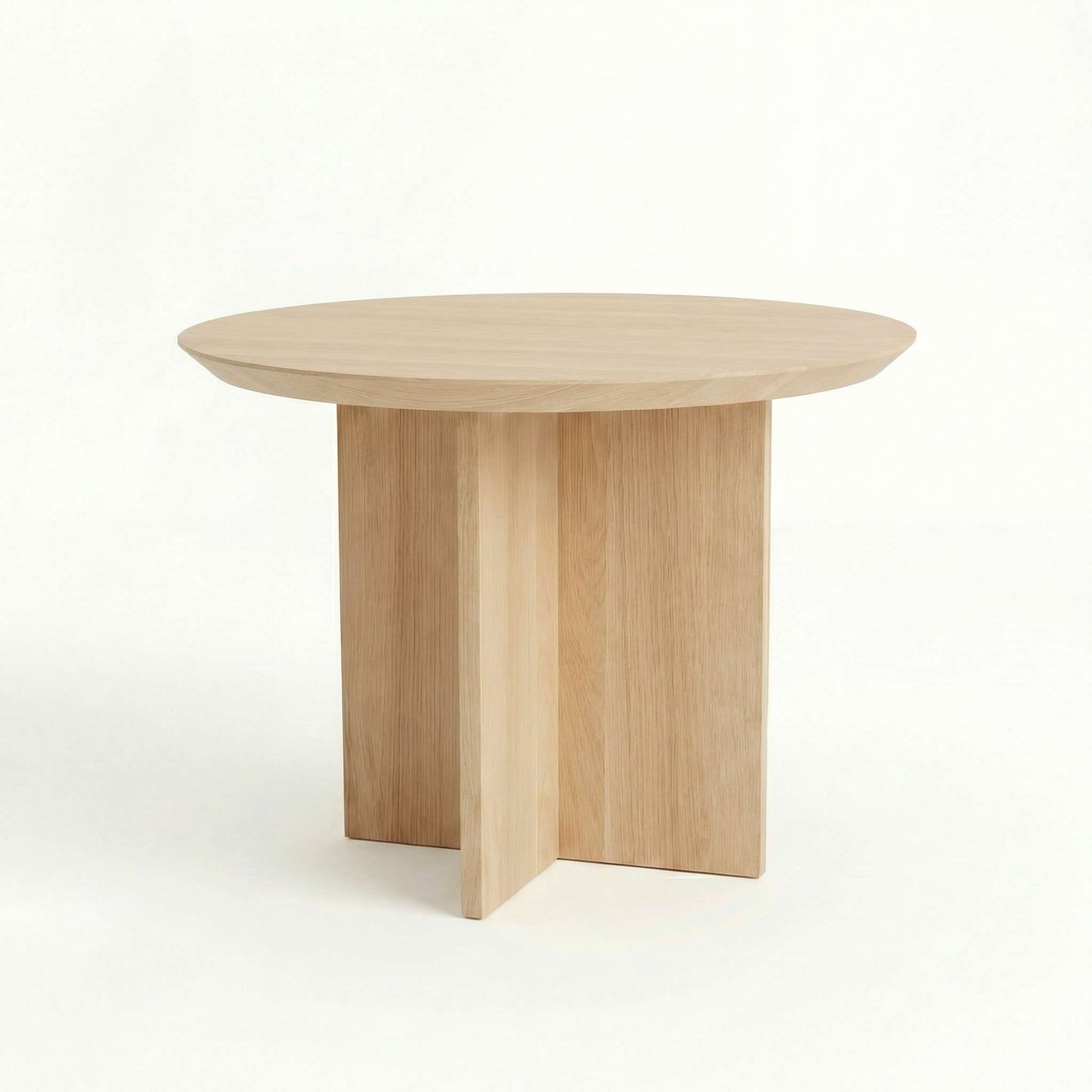 ETAUDORE Otemma Solid Oak Wood Coffee Table in Raw Finish