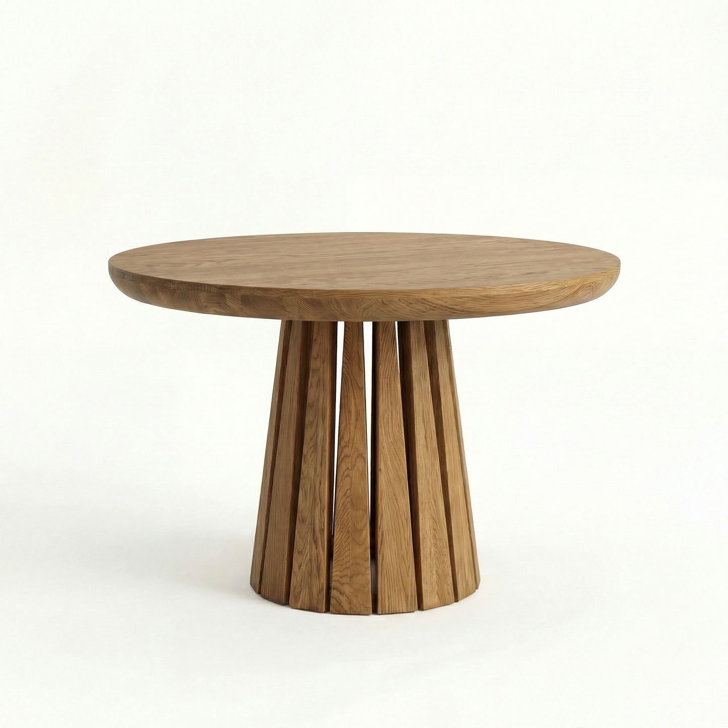 ÉTAUDORÉ Rigi extendable round table in dark finish