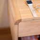 ETAUDORE Bernina wall-mounted bedside table in solid oak