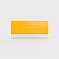 Arnika 02 Sideboard in Orange color, powder-coated steel, elegant and modern piece of furniture for your living room