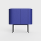 Siena 01 Sideboard in bluebell color, powder-coated steel, elegant and modern piece of furniture for your living room