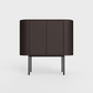 Siena 01 Sideboard in coffee color, powder-coated steel, elegant and modern piece of furniture for your living room