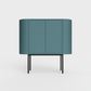 Siena 01 Sideboard in Turquoise color, powder-coated steel, elegant and modern piece of furniture for your living room